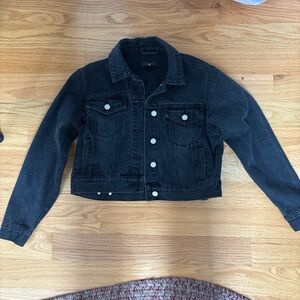 Missguided Black Jean Jacket
